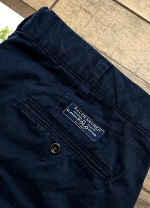 Чоловічі стильні елегантні бавовняні штани чиноси polo ralph lauren оригінал у темно-синьому кольорі розмір 36/343 фото