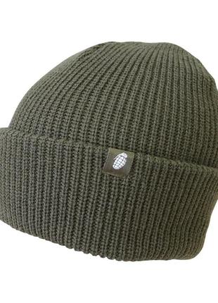 Шапка тактична військова kombat шапка зимова армійська зсу (всу) tactical bob hat оливковий ku_22