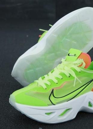 Крутые женские кроссовки топ качества nike zoom 2k green neon. найк.