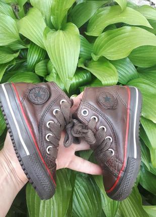 Converse all star оригинал кеды высокие мальчик/малышам р.21/13cм