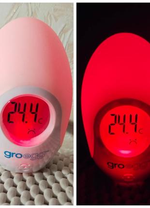 Термометр + світильник для дитячої кімнати groegg