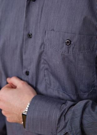 Рубашка мужская черно-серая 143864l gl_555 фото