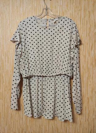 Вискозная блузка с длинным рукавом р.50-52/xl