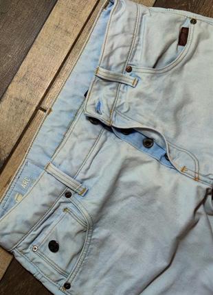 Чоловічі модні джинси g-star raw arc 3d slim у світло-блакитному кольорі розмір 30/344 фото