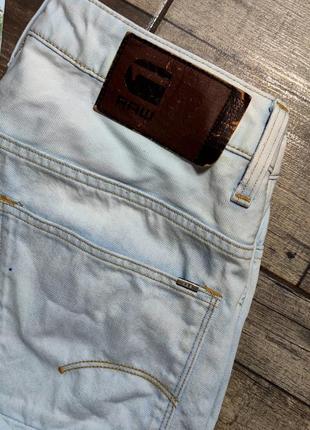 Чоловічі модні джинси g-star raw arc 3d slim у світло-блакитному кольорі розмір 30/342 фото