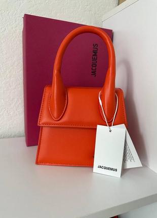 Сумка жакмюс jacquemus orange 2