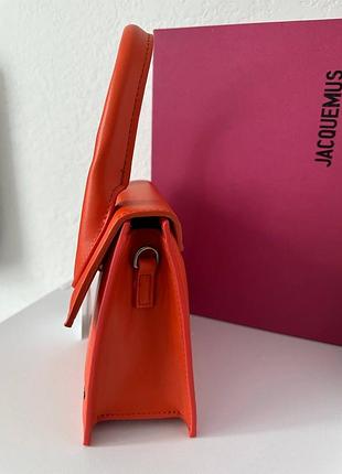 Сумка жакмюс jacquemus orange 5