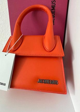 Сумка жакмюс jacquemus orange 7