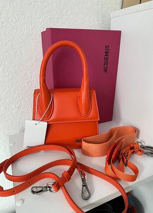 Сумка жакмюс jacquemus orange 8