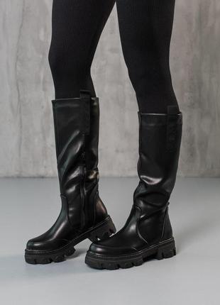 Чоботи жіночі fashion yentl 3870 36 розмір 23,5 см чорний gl-55