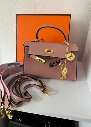 Сумка эрмес kelly mini pink hermes1 фото