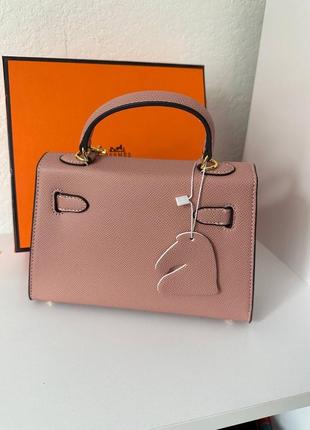 Сумка эрмес kelly mini pink hermes3 фото