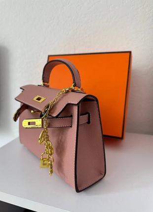 Сумка эрмес kelly mini pink hermes5 фото