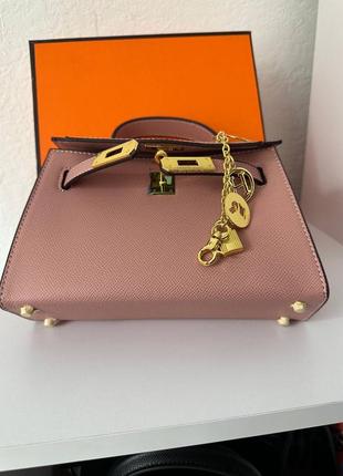 Сумка эрмес kelly mini pink hermes8 фото