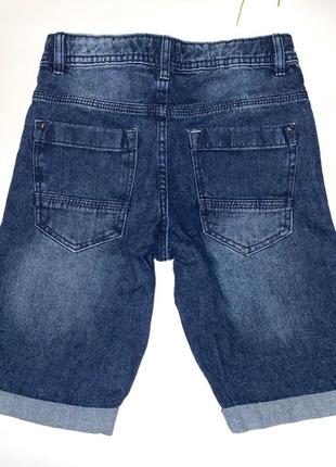 Шорты джинсовые для парня на поясе есть утяжка/на размер: 140/2000бренд: alive5 фото