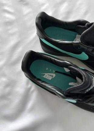 Жіночі замшеві кросівки nike tiffany air force 1 low black. колір чорний9 фото