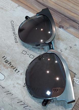 Зеркальные солнцезащитные очки из стали mw/167/c4 от metthew williamson +linda farrow!
