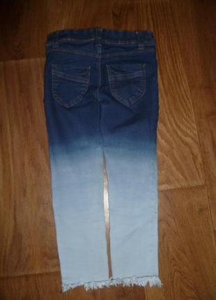 Фирменние джинсовие лосини с амбре для модници2 фото