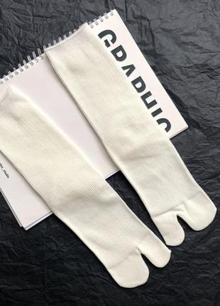 Шкарпетки з двома пальцями кімоно geta 37-40 білий