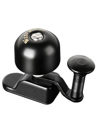Велозвонок ударный west biking yp0706045 black громкий ретро