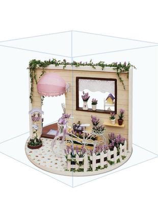 Дитячий ляльковий будинок diy cute room i-001 sky garden дерев'яний конструктор для дівчаток (k/opt-7761-28608)3 фото