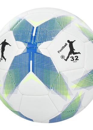 М'яч футбольний ms 3610 розмір 5, пу, 380-400г., 3 кольори, кул.