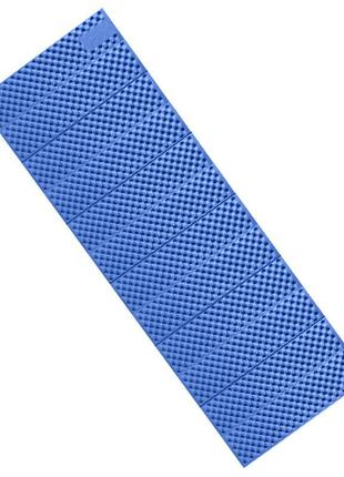Туристичний складаний килимок lesko shanpeng blue каремат для пікніка туризму портативний 190*57*2 см