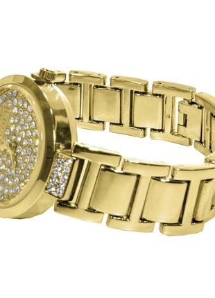 Наручний годинник baosaili kj805 gold з камінням модний дизайн баосаїлі для жінок та дівчат dream4 фото