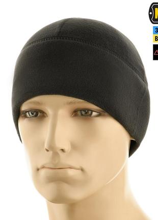 Шапка тактична зимова тепла m-tac watch cap фліс light polartec gen.ii l чорний ku_22