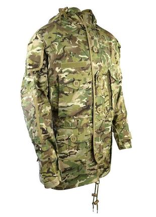 Куртка чоловіча тактична kombat uk військова з липучками під шеврони зсу sas style assault  xxl мультікам ku_22