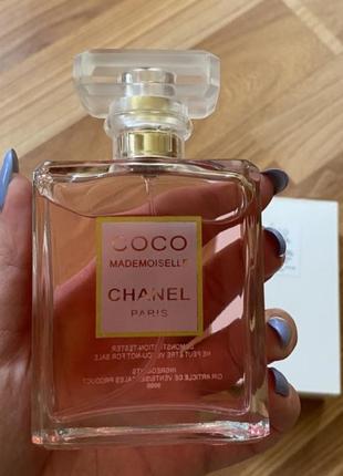 Chanel coco mademoiselle 100ml парфумована вода коко шанель мадмуазель жіночі парфуми парфум аромат тестер4 фото