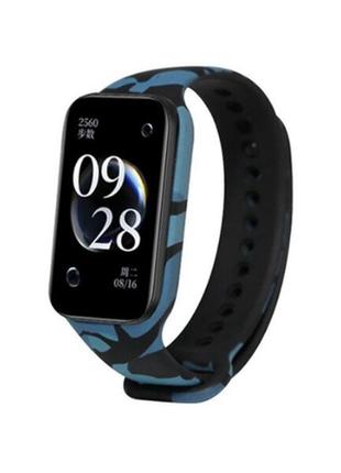 Силиконовый ремешок для redmi band 2 camo blue