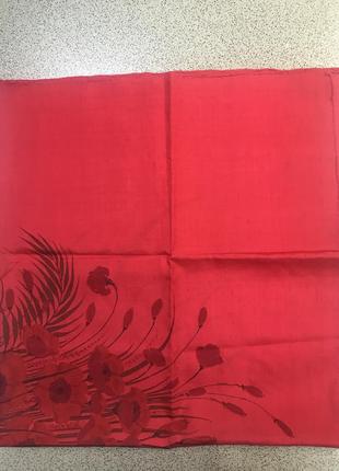 Красивейший платок из матового тайского шелка5 фото
