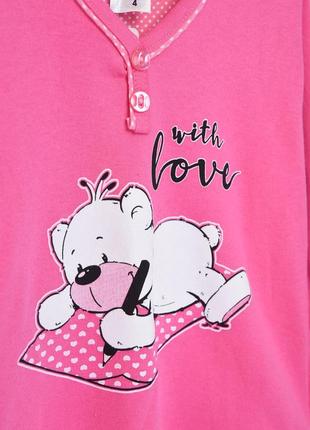 Пижама детская розового цвета с рисунком 153844l gl_553 фото
