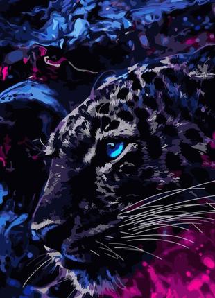 Картина за номерами strateg космічний леопард розміром 40х50 см (sy6759) «strateg» (sy6759)