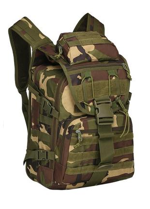 Рюкзак-сумка тактический aokali outdoor a18 camouflage green спортивный военный