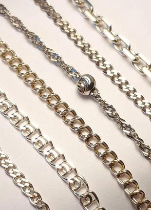 Серебряная цепочка серебрина цепь цепочка серебро