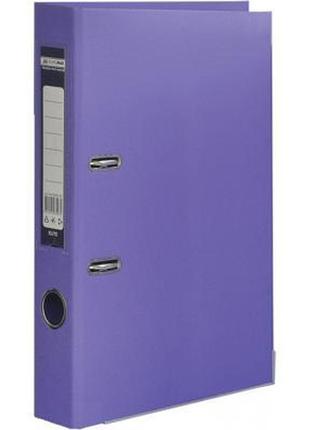 Папка-реєстратор buromax а4 double sided, 50 мм, pp, purple, built-up (bm.3002-07c)