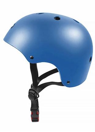 Захисний шолом helmet t-005 blue m велошолом для катання на роликових ковзанах скейтборді (lis_6287-31649)1 фото