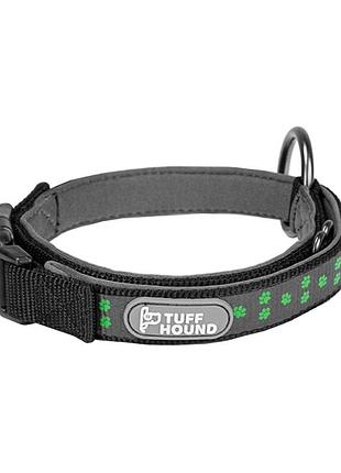 Светоотражающий ошейник для собак tuff hound 1537 black xs с утяжкой dream