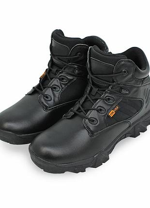 Ботинки тактические lesko 6675 black размер 41 мужские военные tactical dr_12