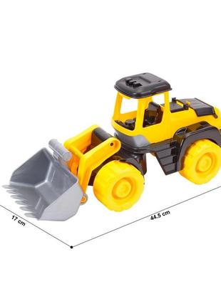 Іграшкова машинка технок трактор жовтий арт 6887 «технок» (6887)2 фото