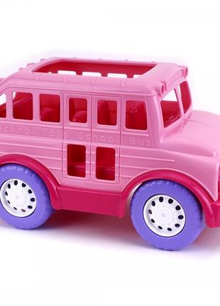 Іграшкова машинка технок автобус рожевий арт 7129 «технок» (7129)2 фото