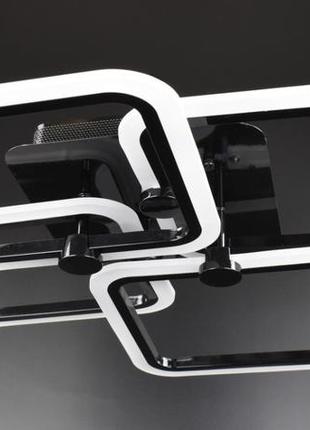 Люстра потолочная led светодиодная led люстра потолочная люстра с пультом управления a2503/4s-bk черный  va_33