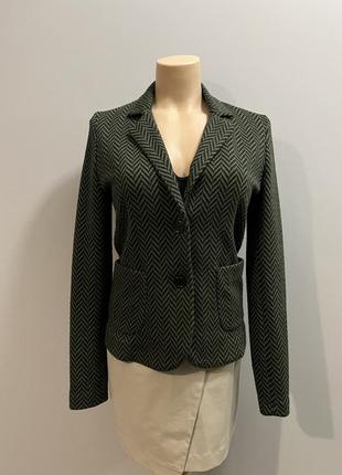 Жакет graumann, принт ёлочка, пиджак, премиум, дорогой бренд1 фото