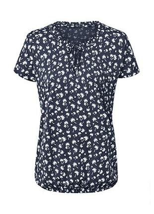 Модная женская блуза с коротким рукавом, размер (48/50 евро)