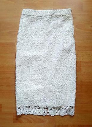 Нова мереживна спідниця / спідниця олівець / спідниця висока посадка