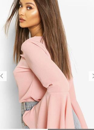 Блуза, розовая, от boohoo, новая3 фото