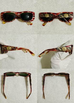 Очень стильные винтажные корейские солнцезащитные очки в стиле gianni versace5 фото