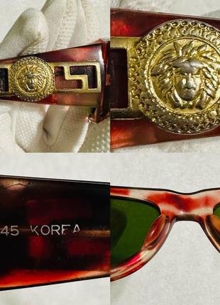 Очень стильные винтажные корейские солнцезащитные очки в стиле gianni versace6 фото